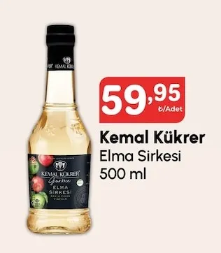 Kemal Kükrer Elma Sirkesi 500 Ml
