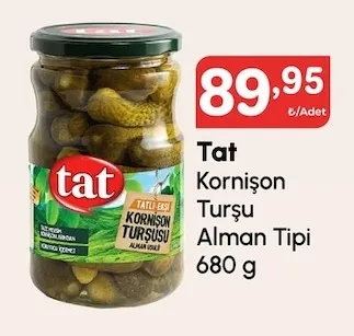 Tat Kornişon Turşu Alman Tipi 680 G