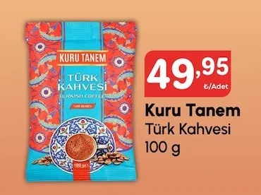 Kuru Tanem Türk Kahvesi 100 G