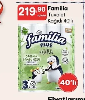 Familia Tuvalet Kağıdı 40'Lı