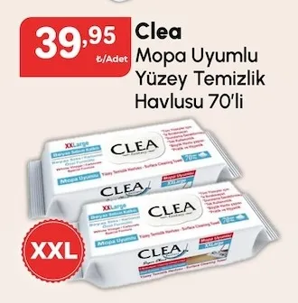 Clea Mopa Uyumlu Yüzey Temizlik Havlusu 70'Li