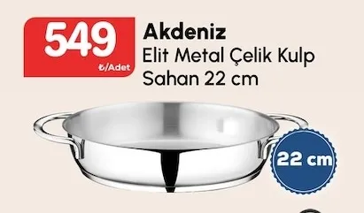 Akdeniz Elit Metal Çelik Kulp Sahan 22 Cm