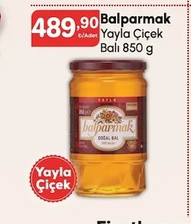 Balparmak Yayla Çiçek Balı 850 G