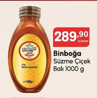 Binboğa Süzme Çiçek Balı 1000 G