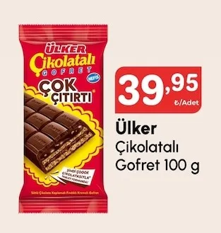Ülker Çikolatalı Gofret 100 G