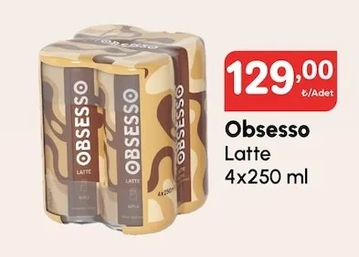 Obesso Latte 4X250 Ml
