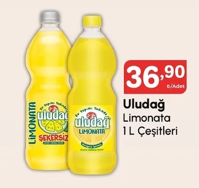 Uludağ Limonata 1 L Çeşitleri
