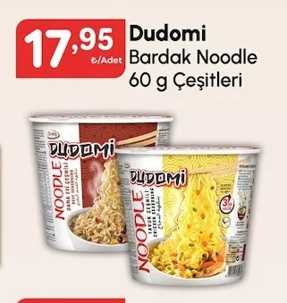 Dudomi Bardak Noodle 60 G Çeşitleri