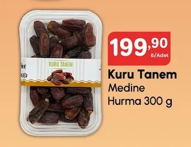 Kuru Tanem Medine Hurma 300 G