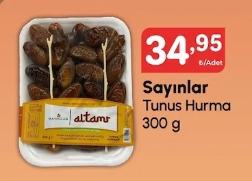 Sayınlar Tunus Hurma 300 G