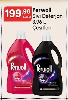 Perwoll Sıvı Deterjan 3,96 L Çeşitleri