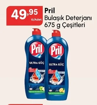 Pril Bulaşık Deterjanı 675 G Çeşitleri