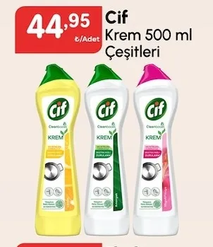Cif Krem 500 Ml Çeşitleri