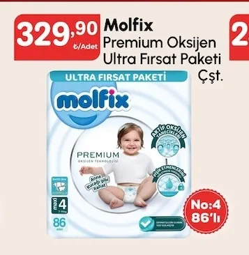 Molfix Premium Oksijen Ultra Fırsat Paketi Çşt.