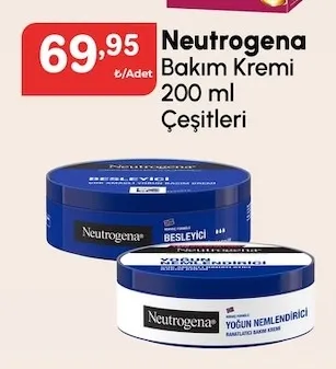 Neutrogena Bakım Kremi 200 Ml Çeşitleri