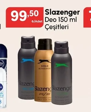 Slazenger Deo 150 Ml Çeşitleri
