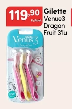 Gilette Venue3 Dragon Fruit 3'Lü