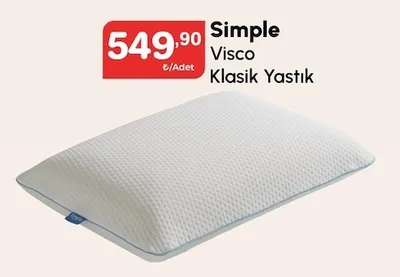 Simple Visco Klasik Yastık
