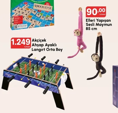 Akçiçek Ahşap Ayaklı Langırt Orta Boy