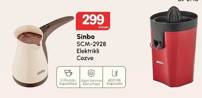 Sinbo Scm-2928 Elektrikli Cezve