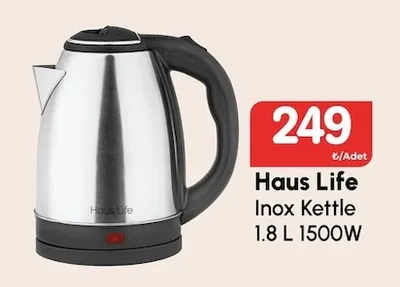 Haus Life Inox Kettle 1.8 L 1500W