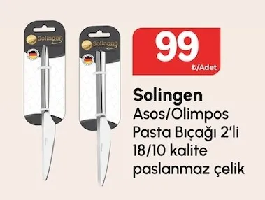 Solingen Asos/Olimpos Pasta Bıçağı 2'Li