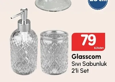 Glasscom Sıvı Sabunluk 2'Li Set