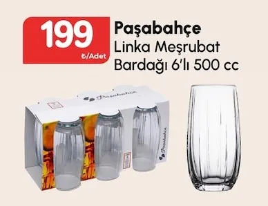 Paşabahçe Linka Meşrubat Bardağı 6'Lı 500 Cc