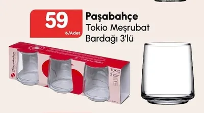 Paşabahçe Tokio Meşrubat Bardağı 3'Lü