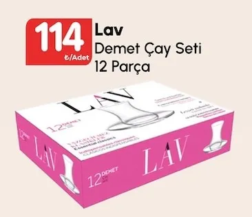 Lav Demet Çay Seti 12 Parça