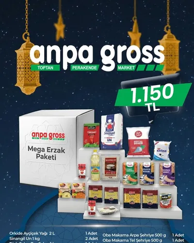Anpa Gross Mega Erzak Paketi