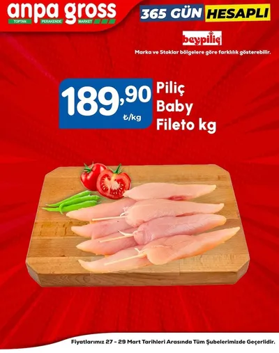 Piliç Baby Fileto Kg