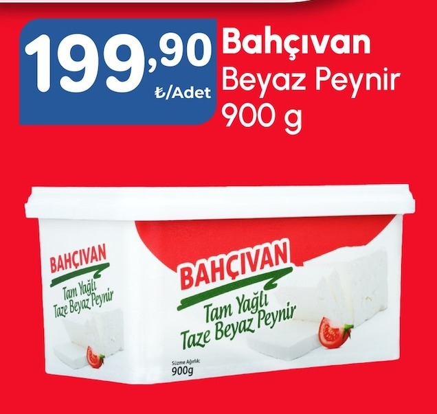 Bahçıvan Beyaz Peynir 900 G