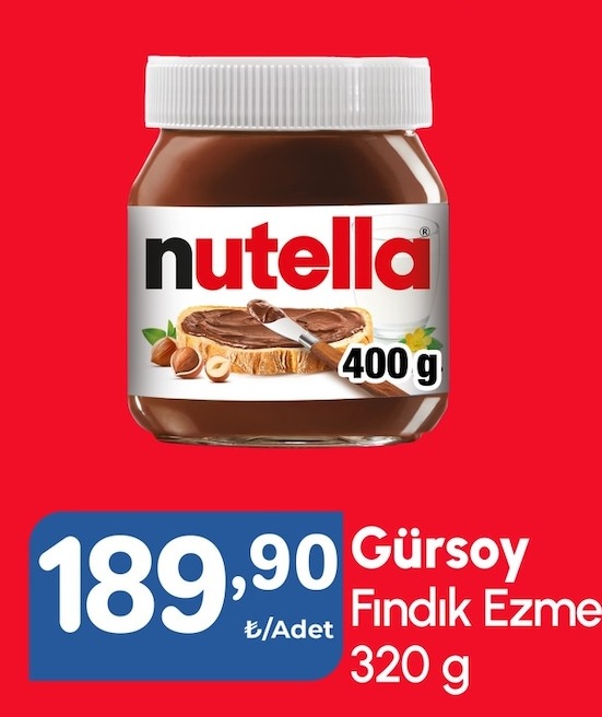Nutella Fındık Ezmesi 400 G