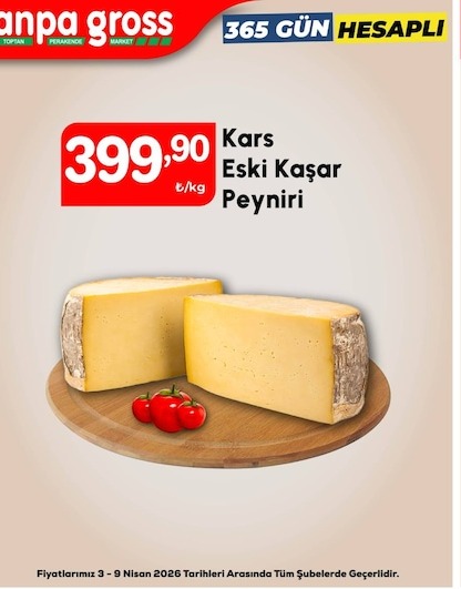 Kars Eski Kaşar Peyniri