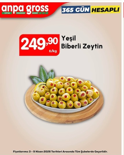 Yeşil Biberli Zeytin