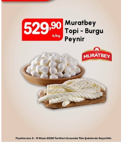 Muratbey Topi - Burgu Peynir