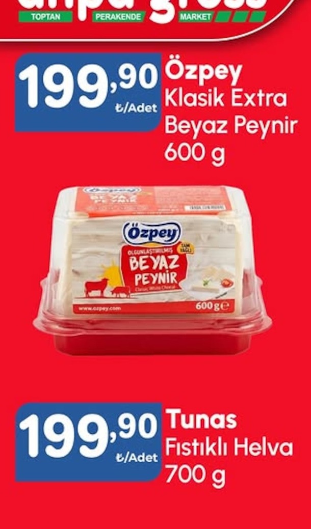 Özpey Klasik Extra Beyaz Peynir 600 G