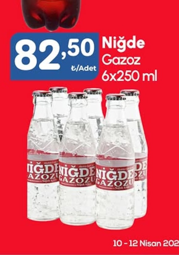Niğde Gazoz 6X250 Ml