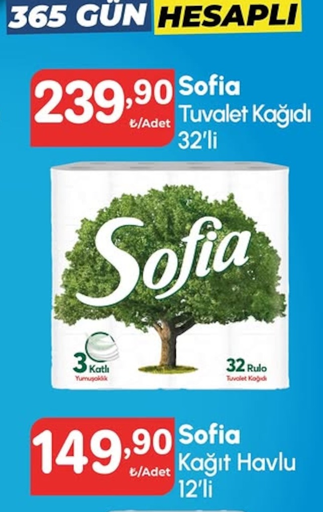Sofia Tuvalet Kağıdı 32'Li