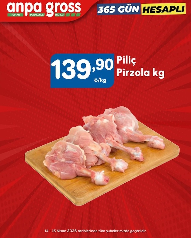 Anpa Gross Piliç Pirzola Kg