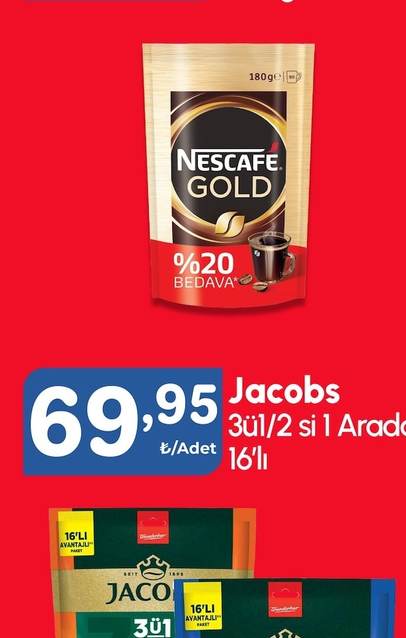 Jacobs 3Ü1/2 Si Arada 16'Lı
