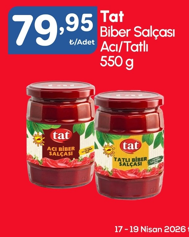 Tat Biber Salçası Acı/Tatlı 550 G