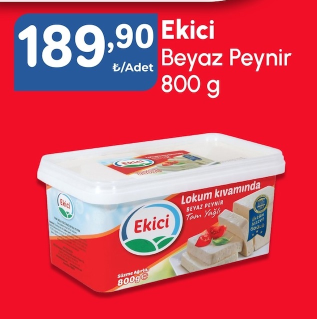 Ekici Beyaz Peynir 800 G