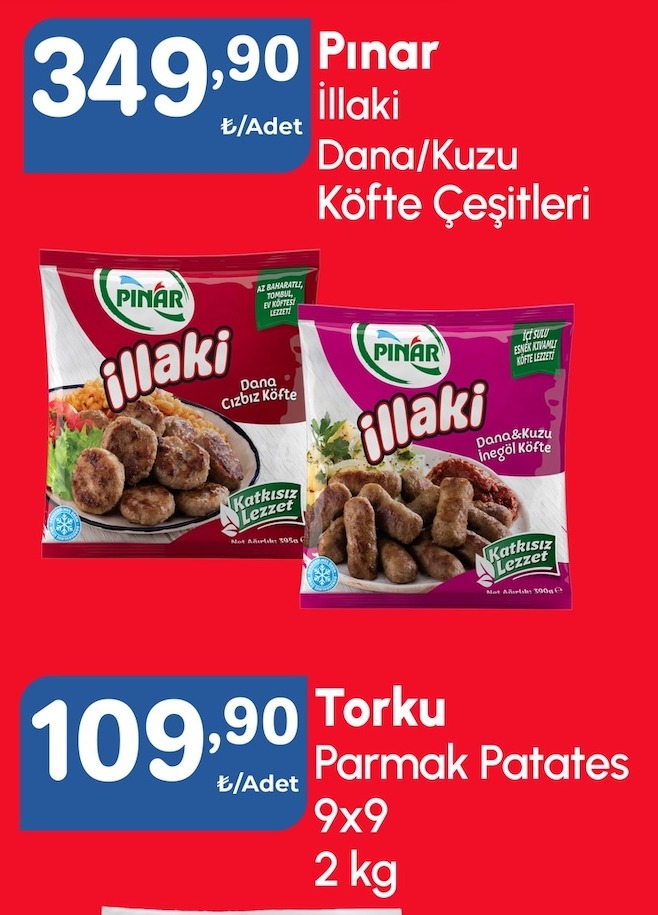 Pınar İllaki Dana/Kuzu Köfte Çeşitleri