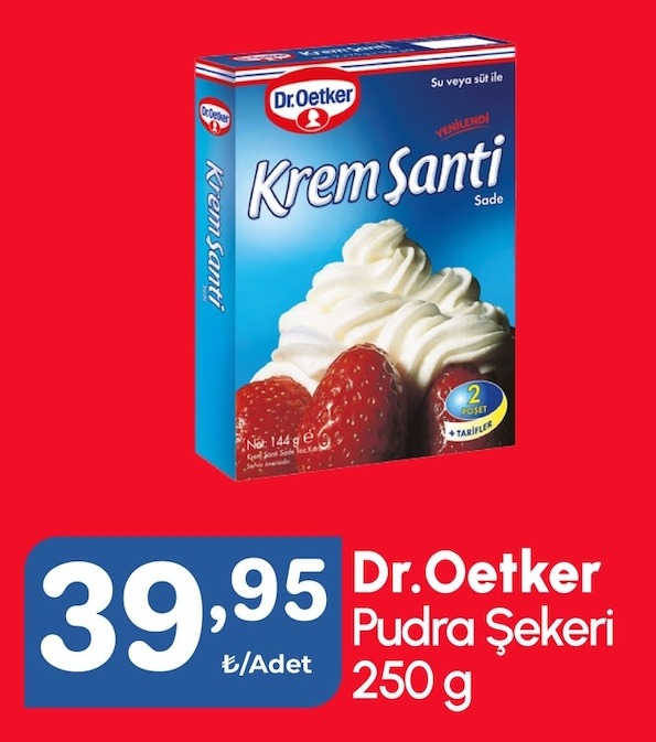Dr. Oetker Krem Şanti Sade