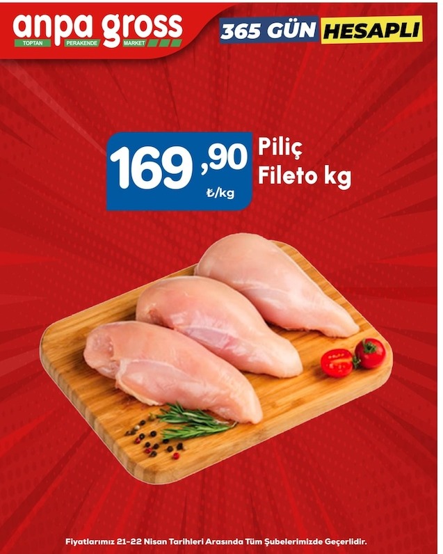 Anpa Gross Piliç Fileto Kg