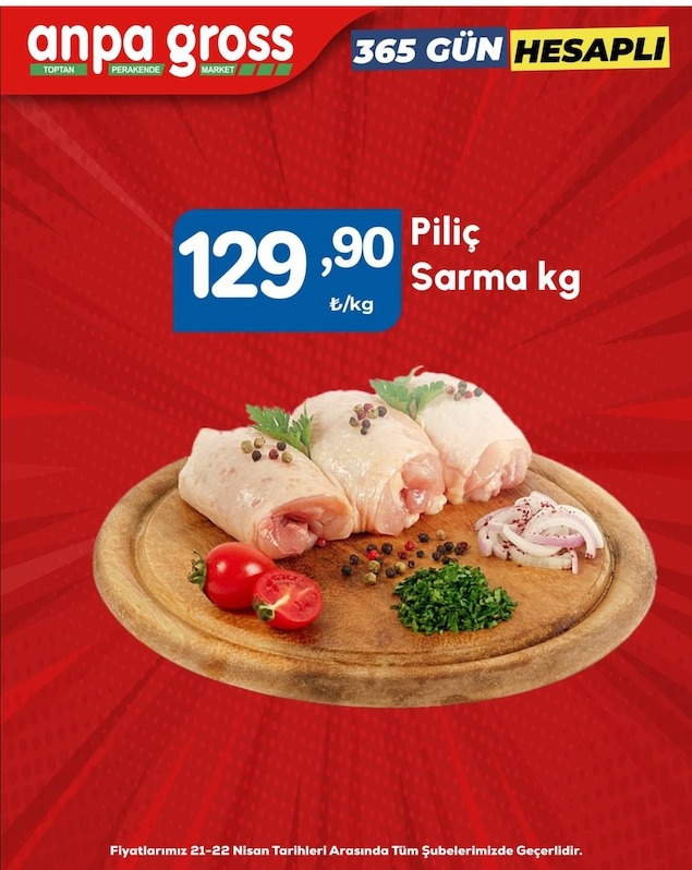 Anpa Gross Piliç Sarma Kg