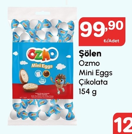 Şölen Ozmo Mini Eggs Çikolata 154G