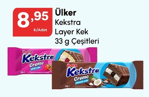 Ülker Kekstra Layer Kek 33G Çeşitleri
